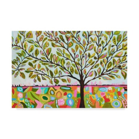 Trademark Fine Art Karen Fields 'Tree Abstract' Canvas Art, 22x32 WAG06413-C2232GG